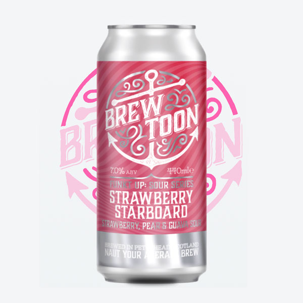 Strawberry Starboard beer artwork