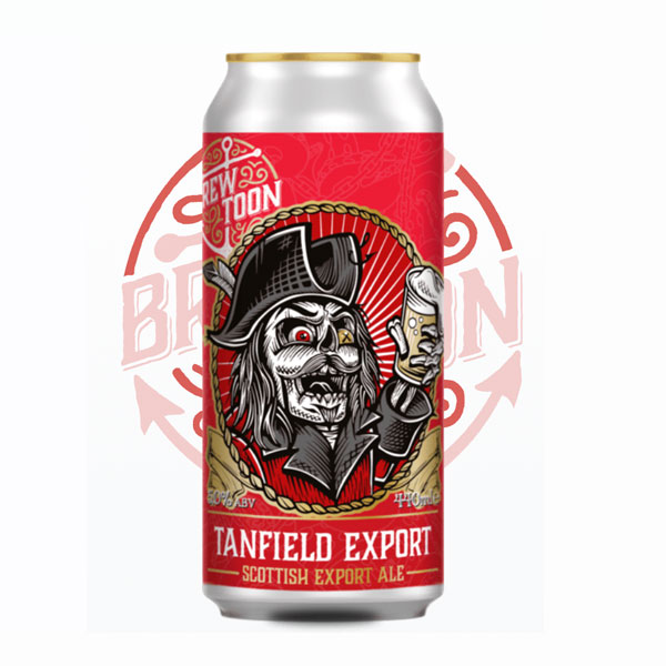 Tanfield Export beer artwork