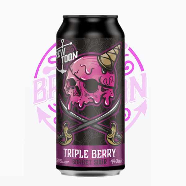 Triple Berry beer artwork