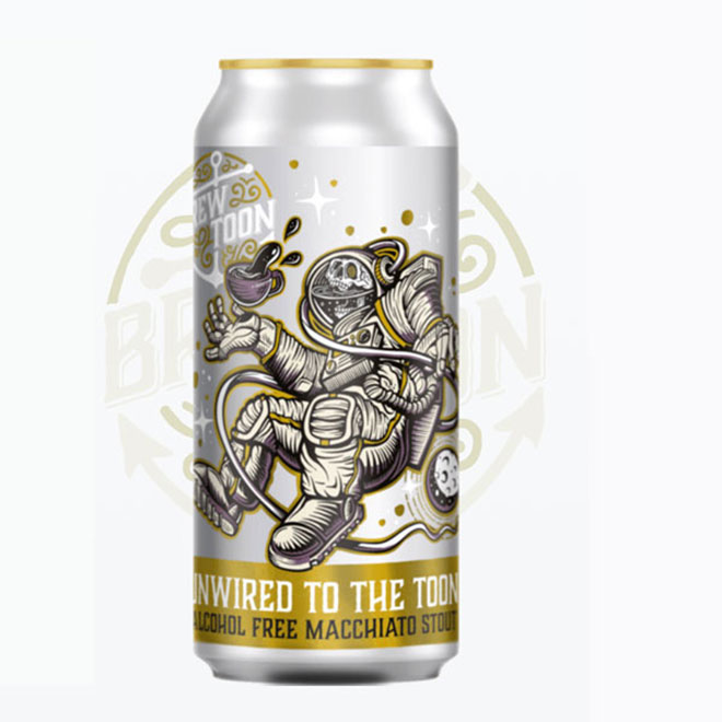 Unwired to the Toon AF beer artwork