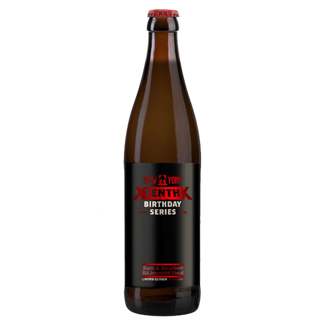 Artwork for 10th Birthday BA Imperial Stout by Brew York Beer