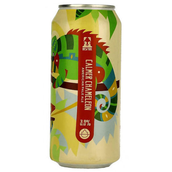 Calmer Chameleon beer artwork