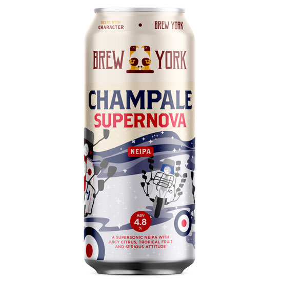 Artwork for Champale Supernova by Brew York Beer
