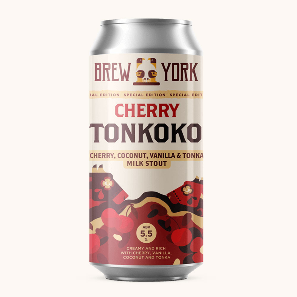 Cherry Tonkoko beer artwork