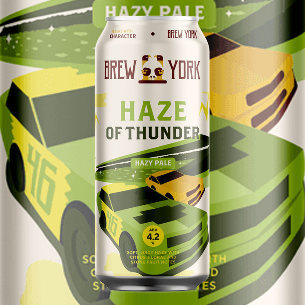 Haze of Thunder beer artwork