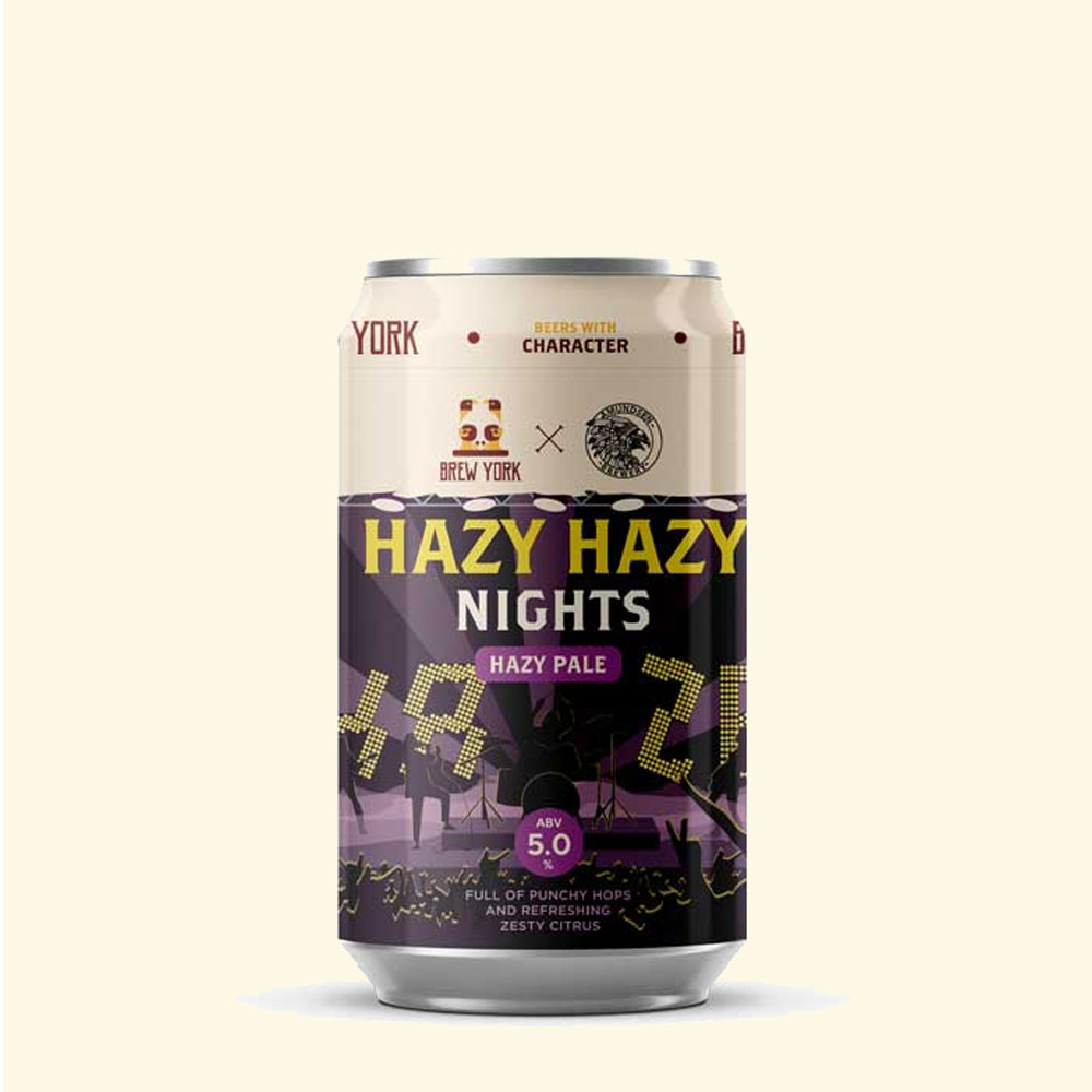 Hazy Hazy Nights beer artwork