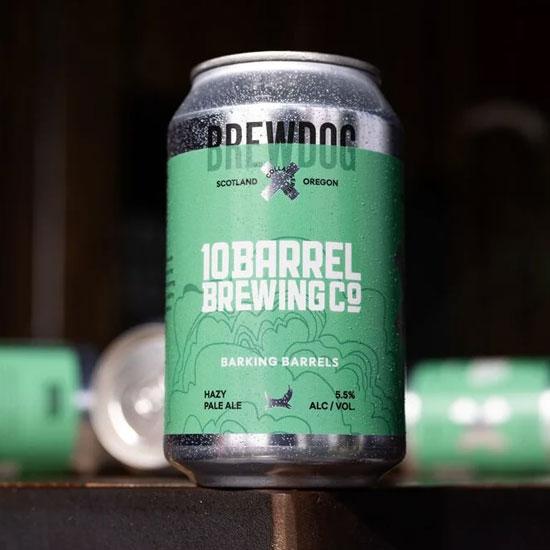 Barking Barrels beer artwork