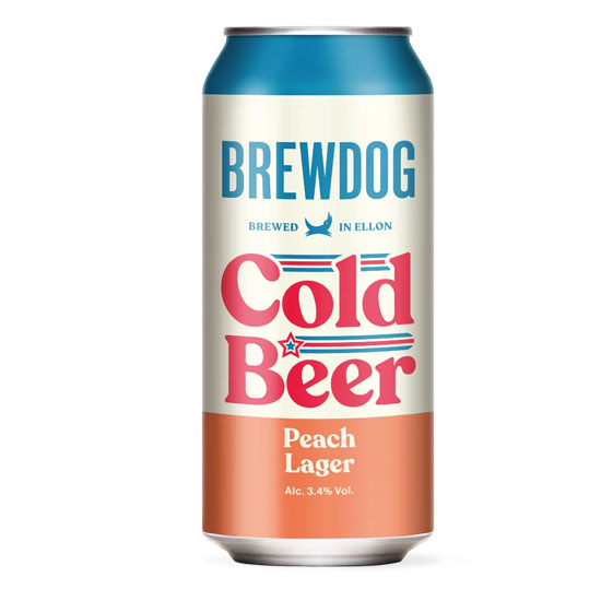 Cold Beer Peach beer artwork