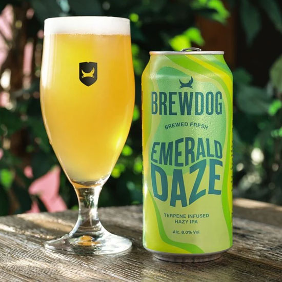 Emerald Daze beer artwork
