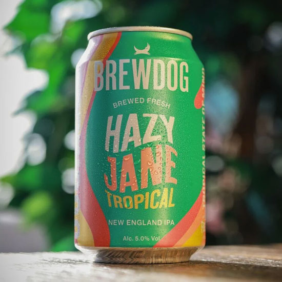 Hazy Jane Tropical beer artwork