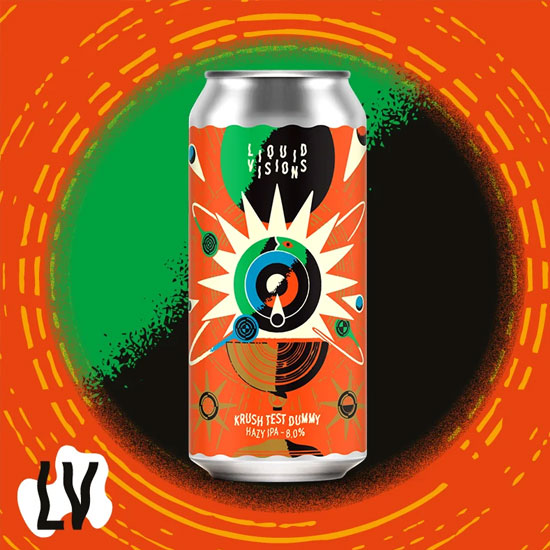 Krush Test Dummy beer artwork