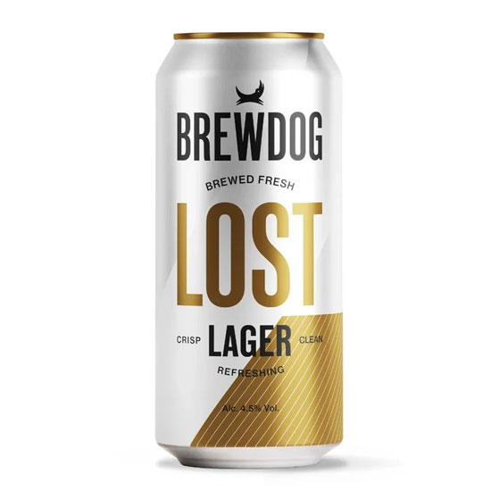 Lost Lager beer artwork