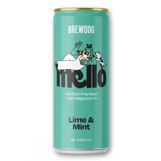 Mello Lime & Mint beer artwork