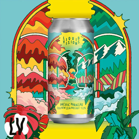 Pacific Parallax beer artwork