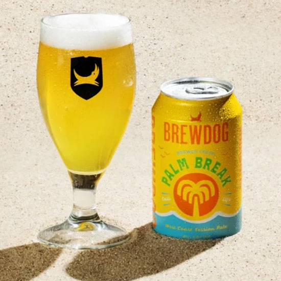 Palm Break beer artwork