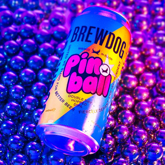 Pinball beer artwork