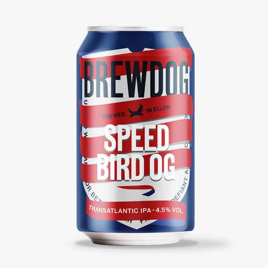 Speedbird OG beer artwork