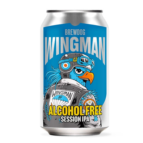 Wingman AF beer artwork