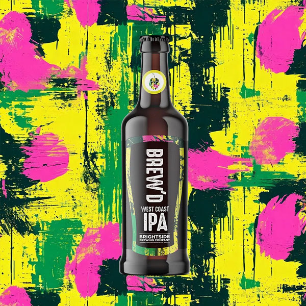 Brew'd West Coast IPA beer artwork