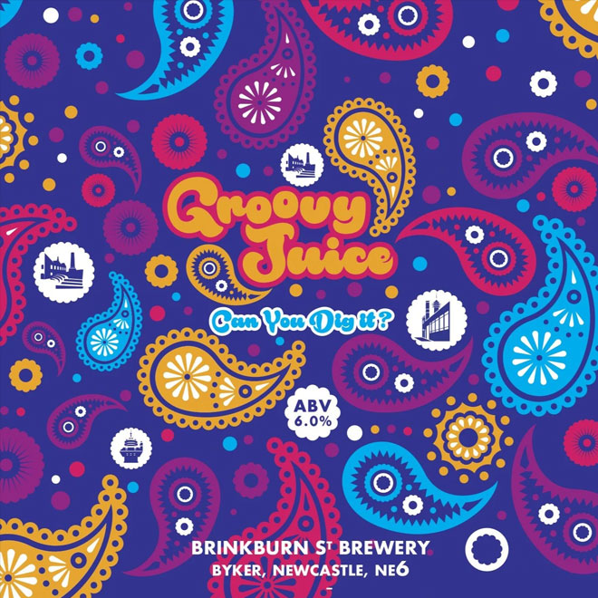 Groovy Juice beer artwork