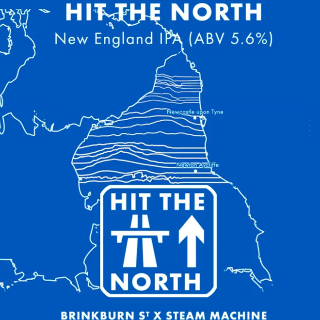 Hit The North beer artwork