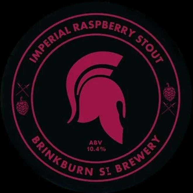 Imperial Raspberry Stout beer artwork