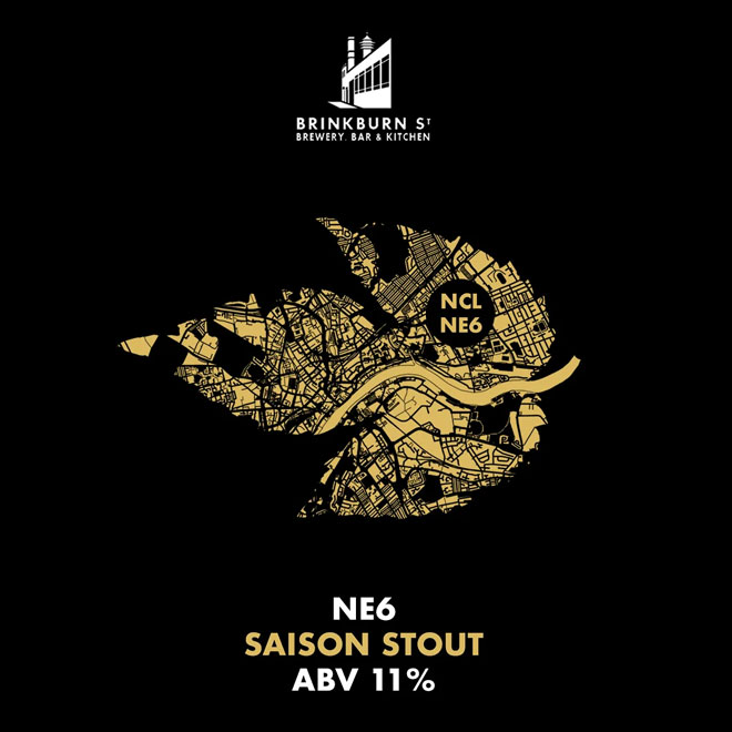 NE6 Saison Stout beer artwork