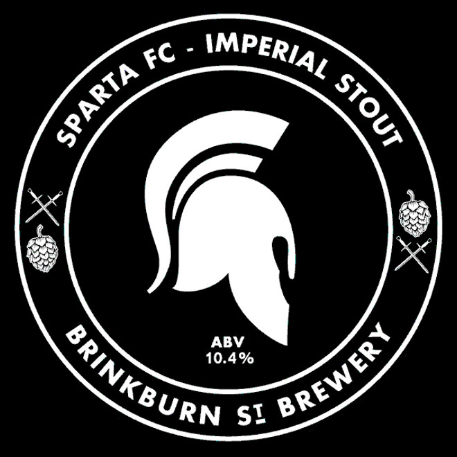 Sparta FC beer artwork