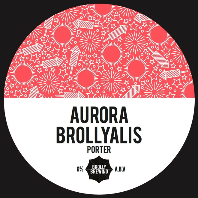 Aurora Brollyalis beer artwork