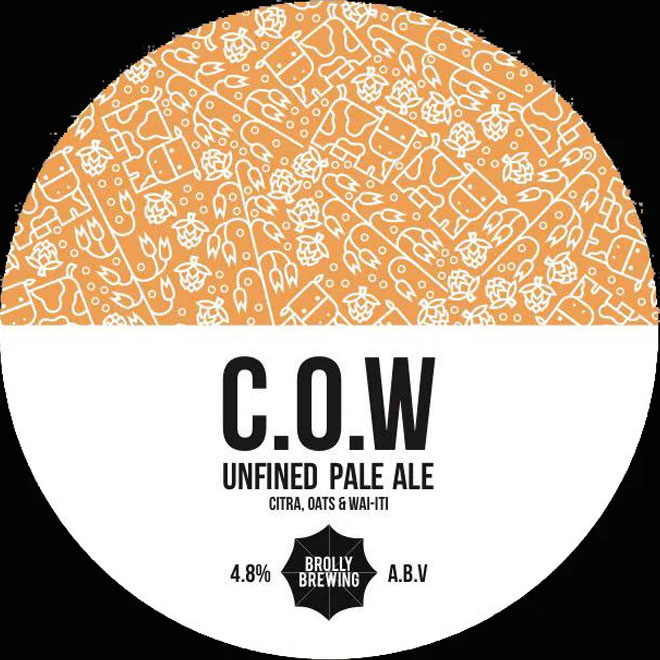 C.O.W. beer artwork