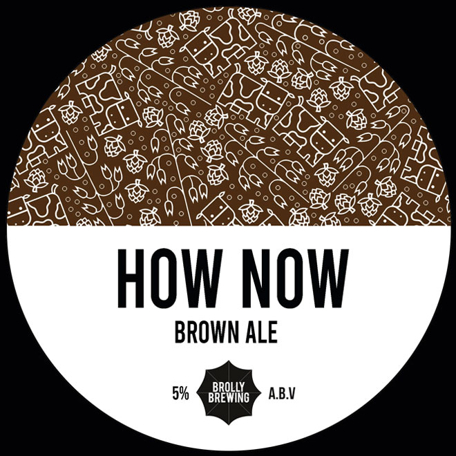 How Now beer artwork