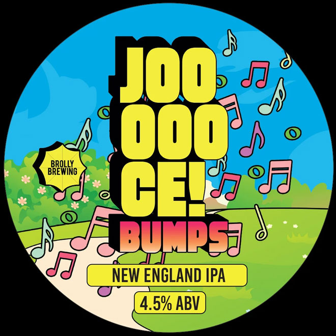 Joooooce Bumps beer artwork