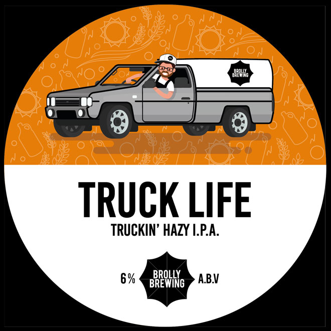 Truck Life beer artwork