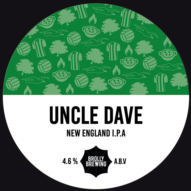 Uncle Dave beer artwork