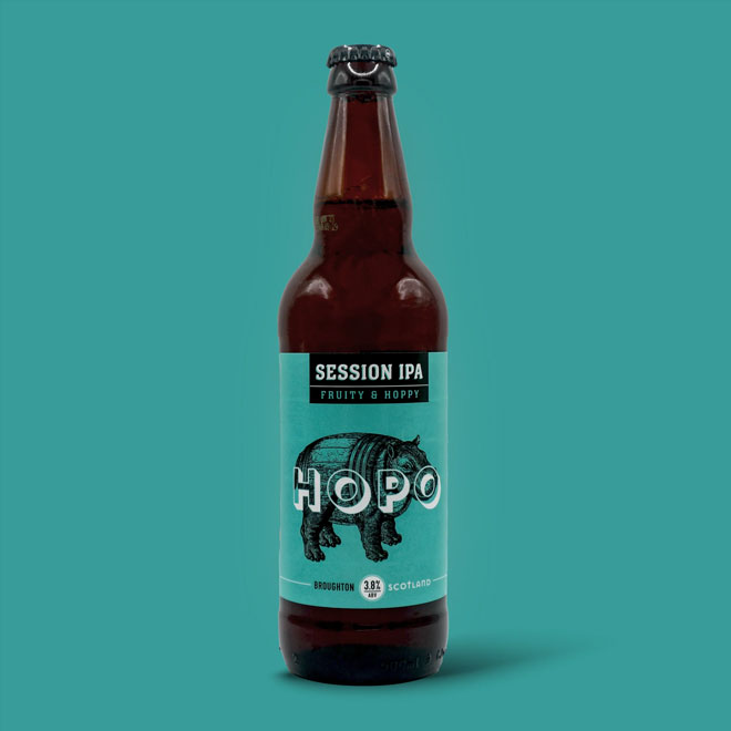 Hopo Session IPA beer artwork