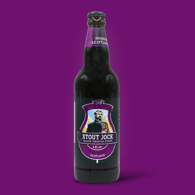 Stout Jock beer artwork