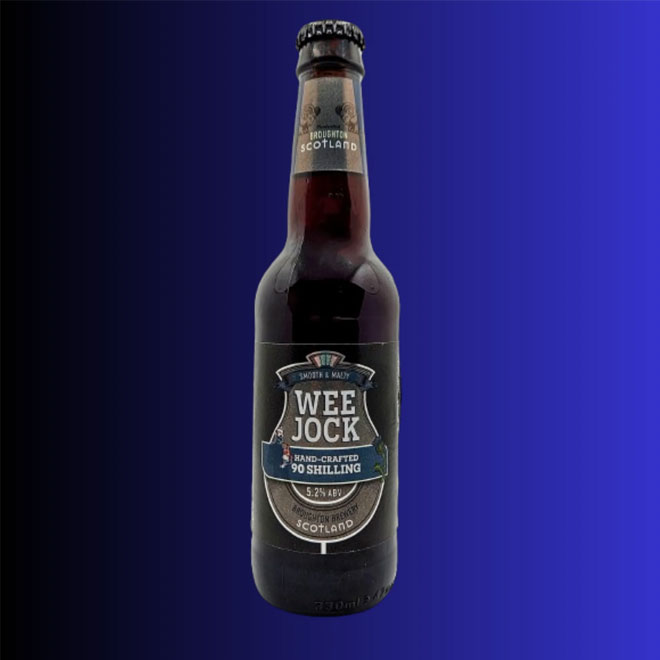Wee Jock 90 Shilling beer artwork