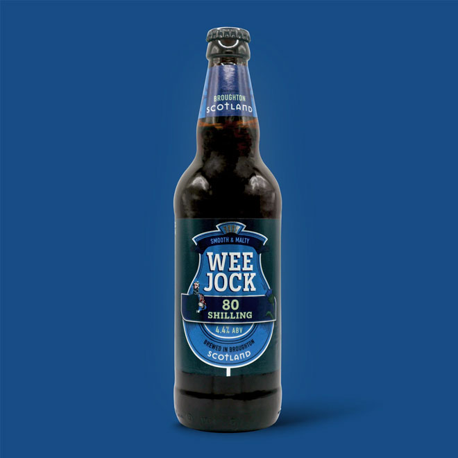 Wee Jock beer artwork