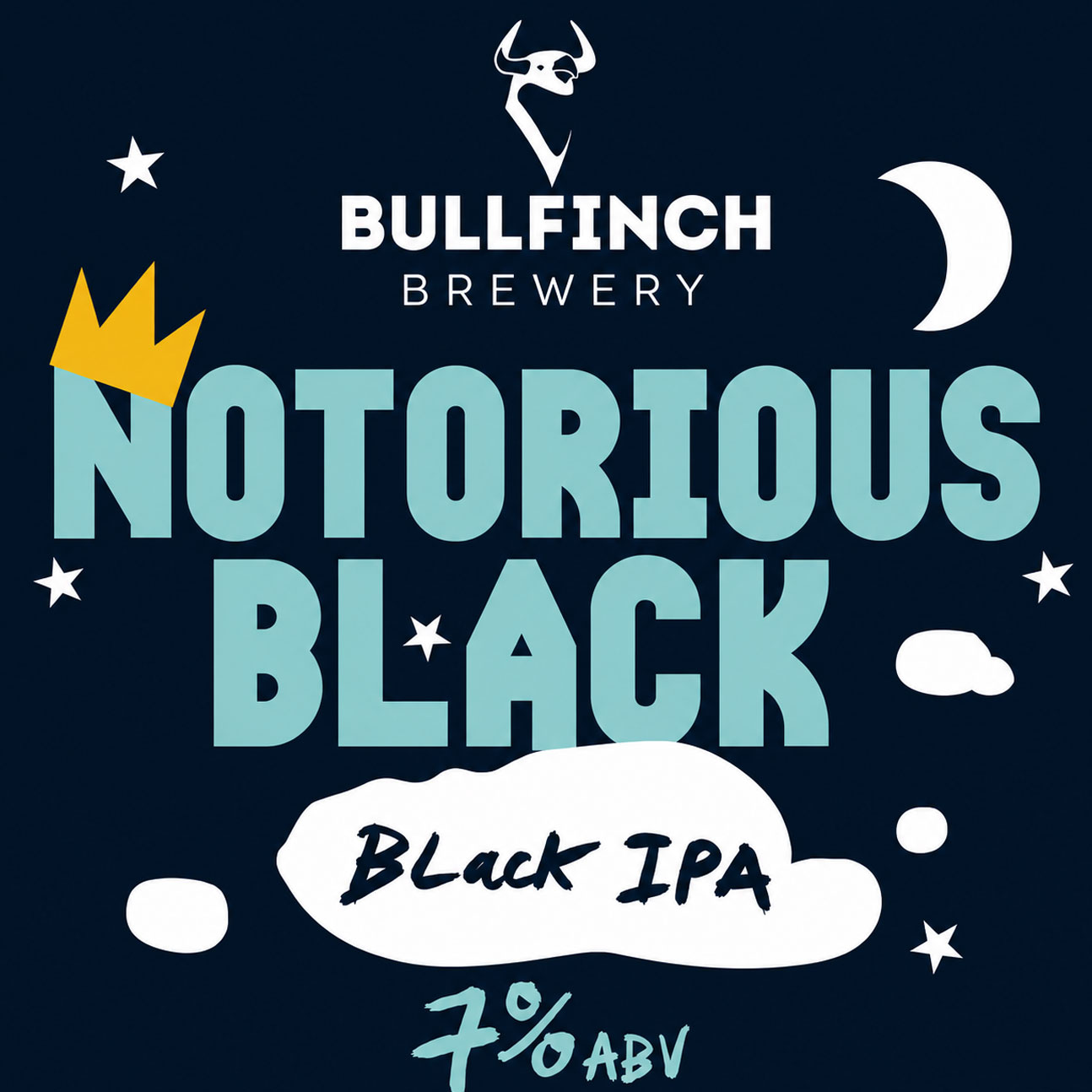 Notorious Black beer artwork
