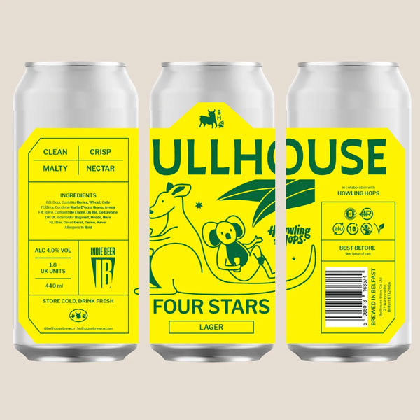 Four Stars beer artwork