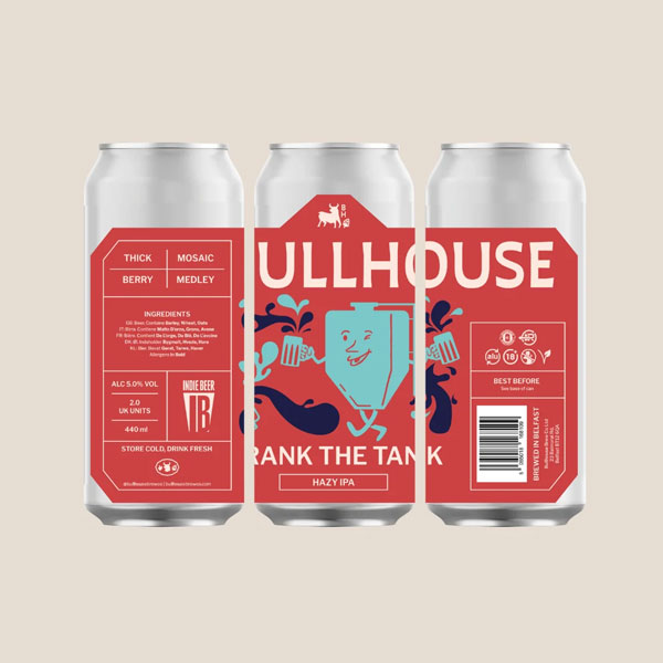 Frank The Tank beer artwork
