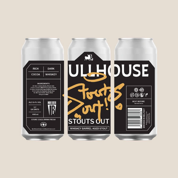 Stouts Out beer artwork
