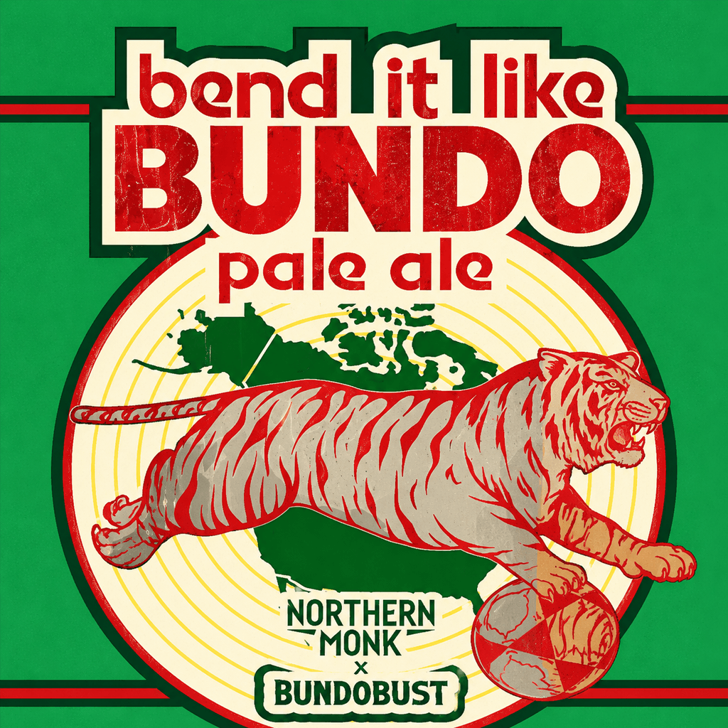 Bend It Like Bundo beer artwork