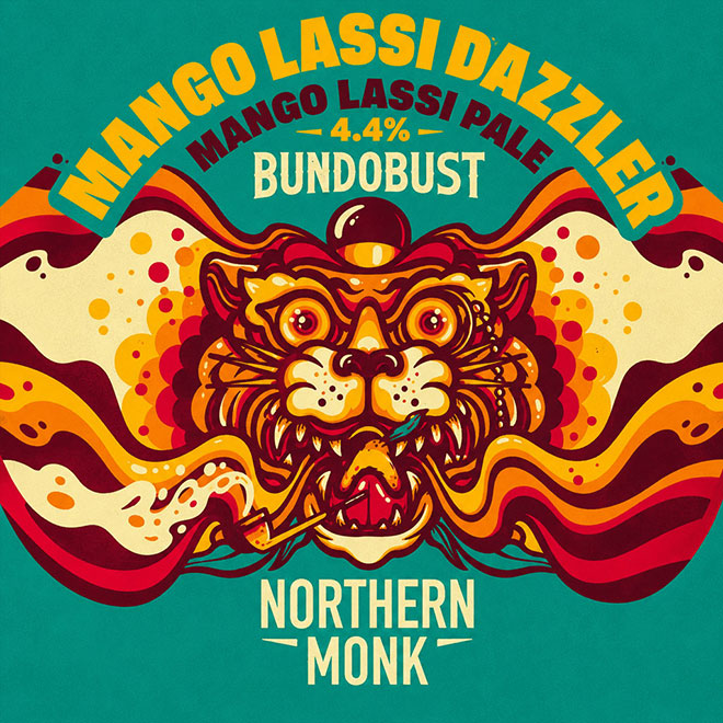 Mango Lassi Dazzler beer artwork