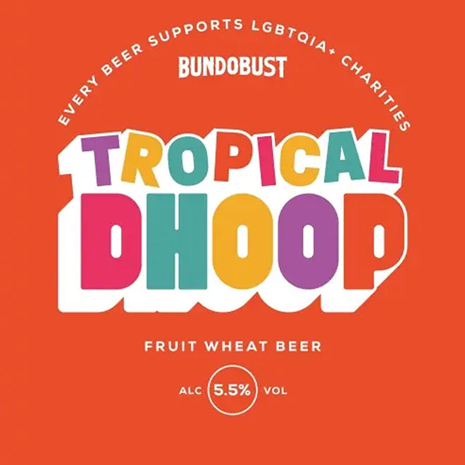 Tropical Dhoop beer artwork
