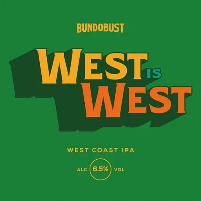 West Is West beer artwork