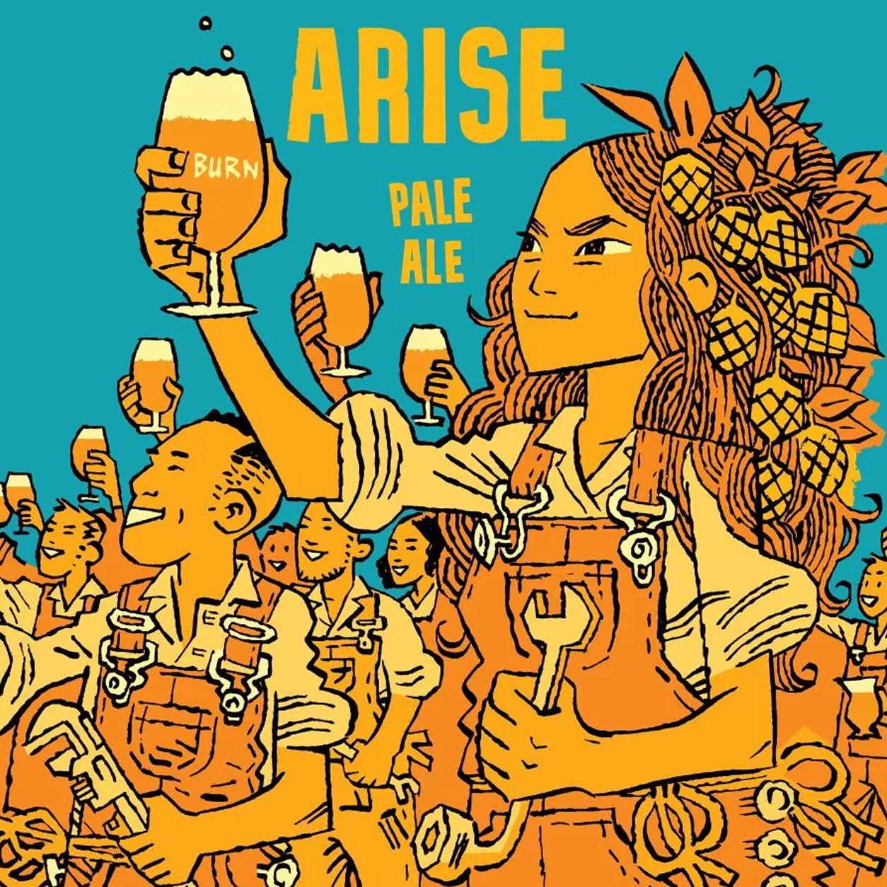 Arise beer artwork