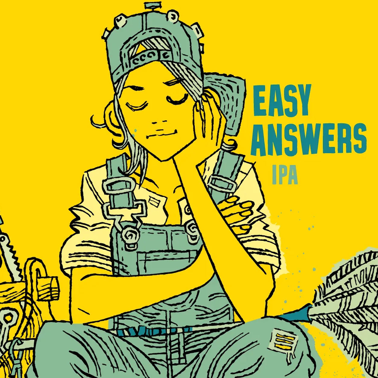 Easy Answers beer artwork