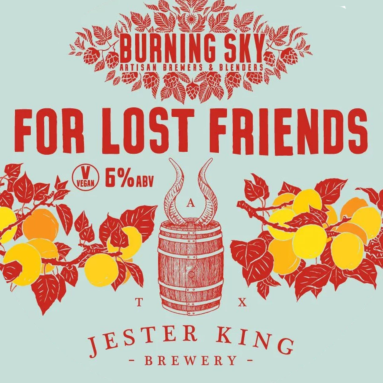 For Lost Friends beer artwork