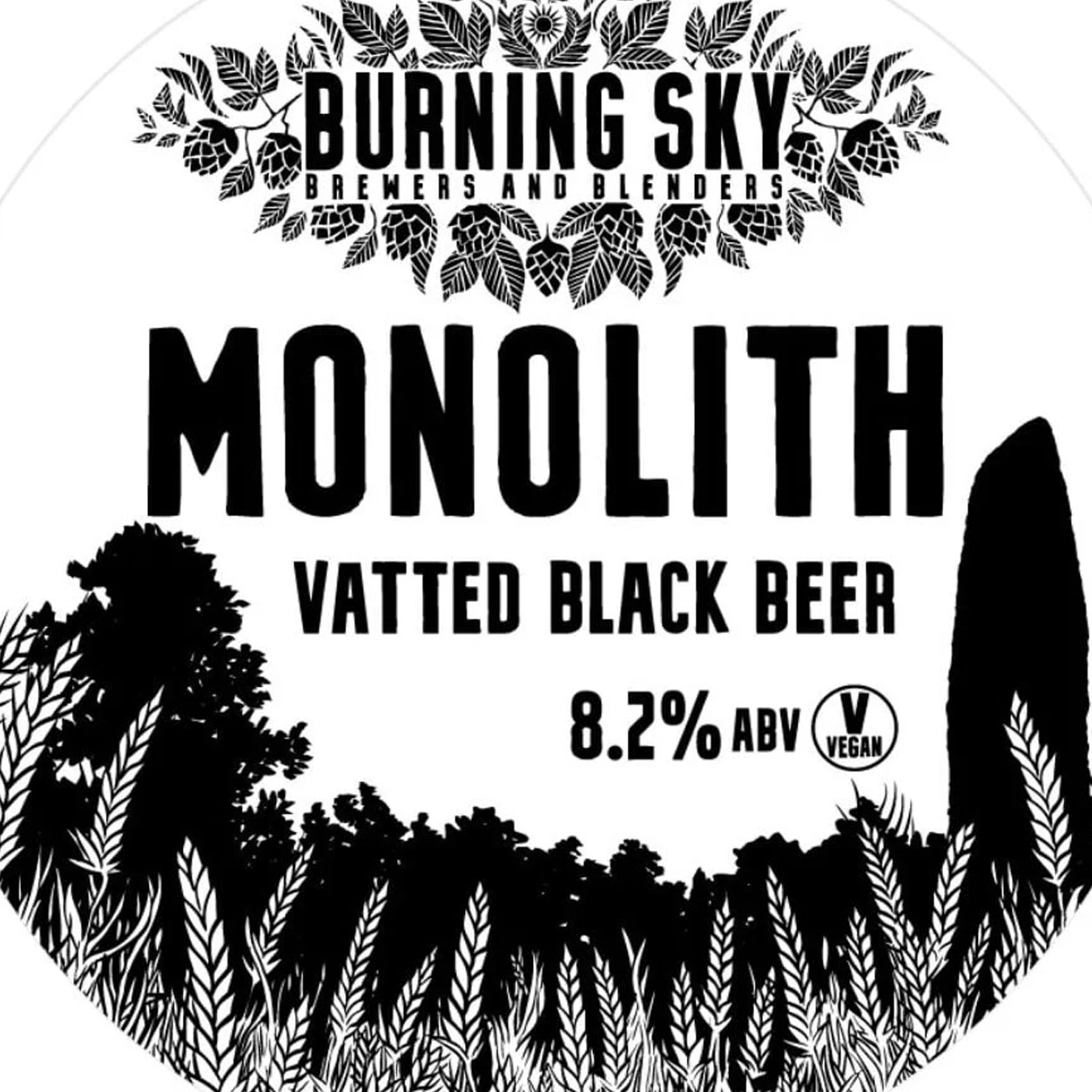 Monolith beer artwork